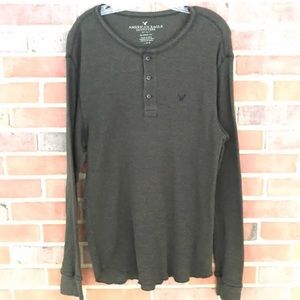 MEN’S American Eagle Waffle Knit Top L